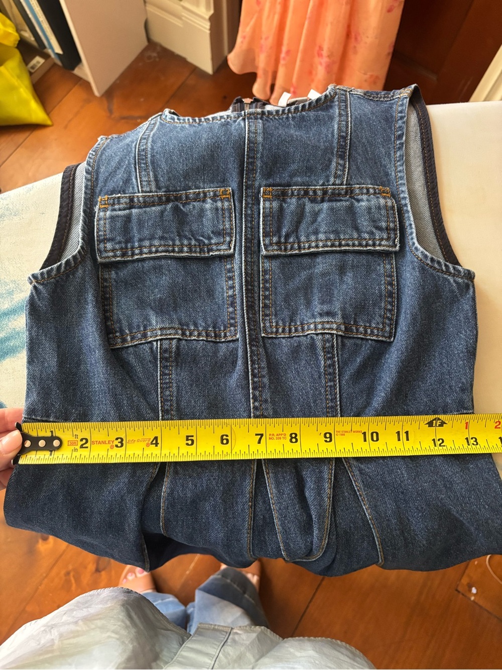 Brand New Blue Denim Midi Dress - Picture 7 of 8